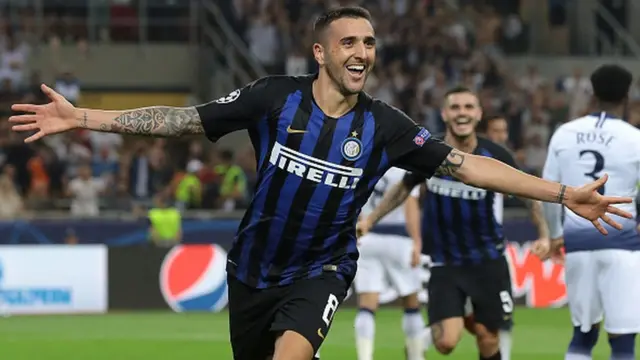 Mattias Vecino score for Inter Milan to deny Tottenham Hotspur one point.