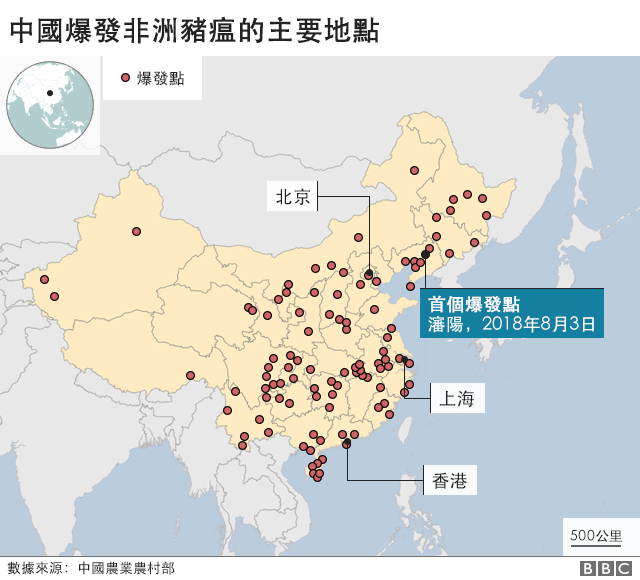 非洲猪瘟在中国的爆发