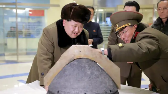 उत्तर कोरियाई नेता किम जोंग उन.