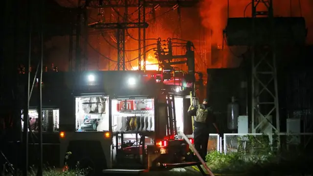 пожежа на ЛЕП