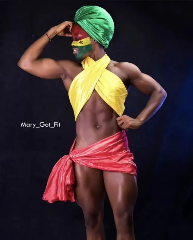 Mary Got Fit est une bodybuildeuse ghanéenne/nigériane