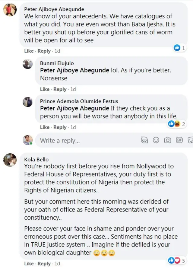 Ọrọ ti Rotimi Makinde kọ si Facebook rẹ ati esi araalu