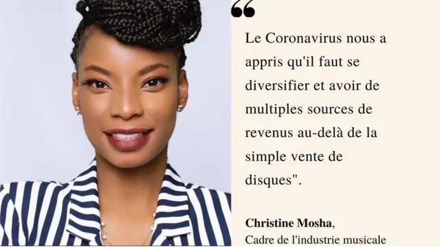 Christine Mosha conseille aux musiciens africains de déployer leurs ailes dans la diversification.