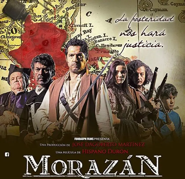 Cartel de la película "Morazán".