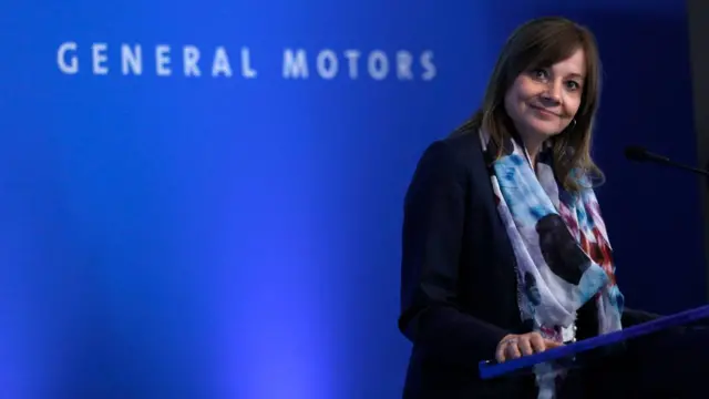 La directora ejecutiva de GM, Mary Barra.
