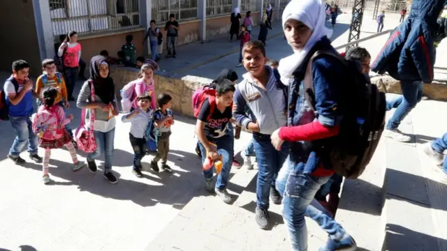 أطفال سوريون في لبنان