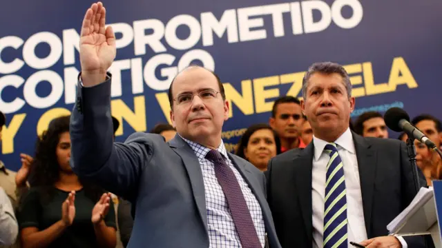 Francisco Rodríguez y Henri Falcón.