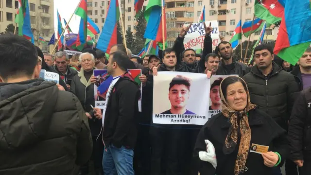 Məhsul stationunda keçirilən müxalifət mitinqi