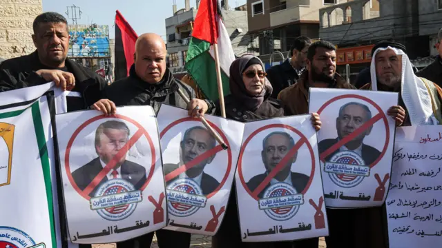 Демонстрация палестинцев в секторе Газа