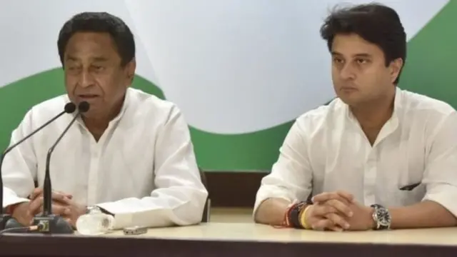 काँग्रेस, मध्य प्रदेश, ज्योतिरादित्य शिंदे