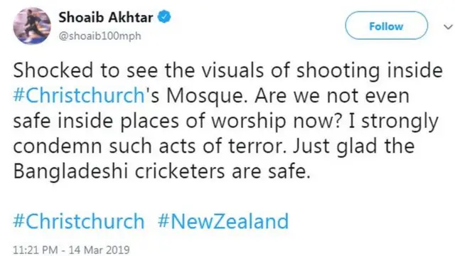 ক্রাইস্টচার্চ, মসজিদ, ক্রিকেট, সন্ত্রাস