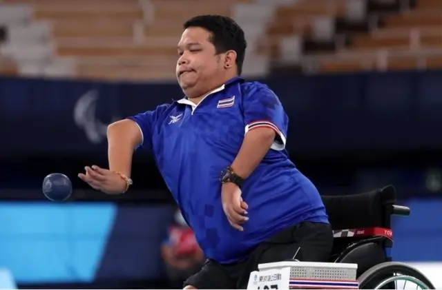 พรโชค ลาภเย็น นักกีฬาบอคเซียพาราลิมปิกไทย