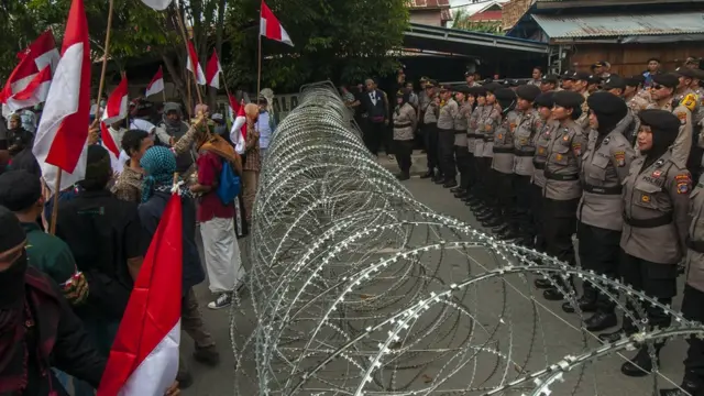 Aksi unjuk rasa pilpres