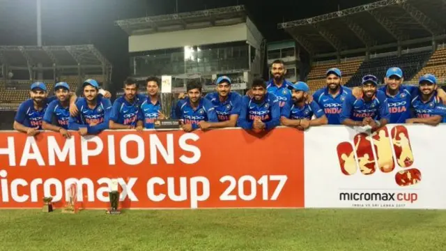 ஒருநாள் தொடரை வென்ற இந்தியா