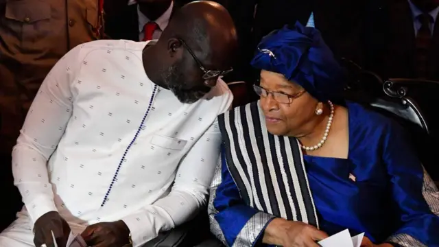 George Weah gba ipo lowo Ellen Johnson Sirleaf gege bi aare orilẹede Liberia