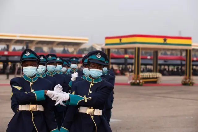 Jerry John Rawlings funeral: Black Star square, military cemetery Accra