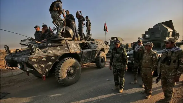 Dakarun Iraqi na dunfarar birnin Mosul