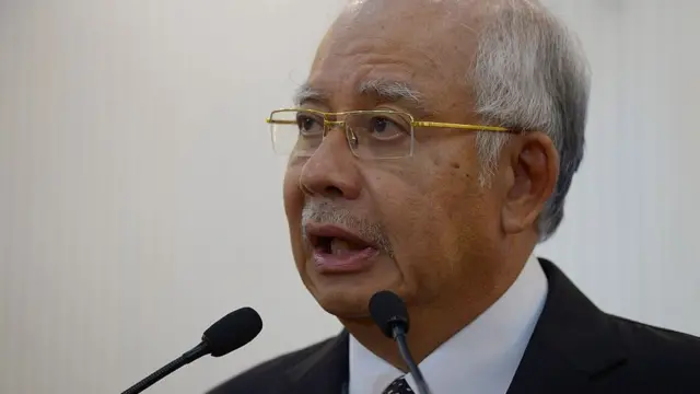 Najib Razak.