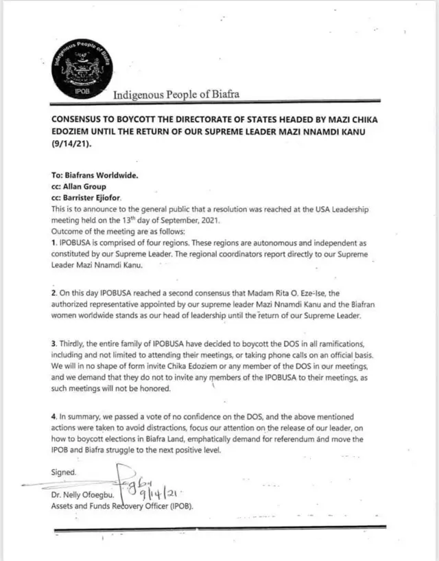 Nelly Ofoegbu Boycott