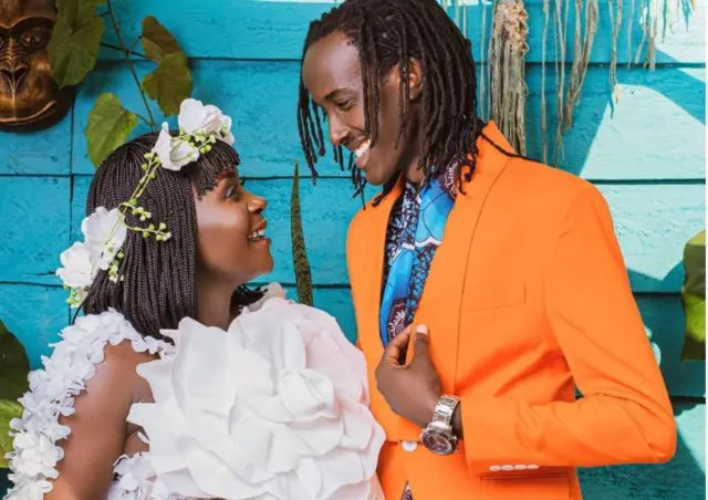 Anne Kansiime na mchumba wake Abraham Tukahiirwa aka Skylanta ambaye ni msanii wa muziki