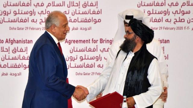 美國與塔利班簽署和平協議