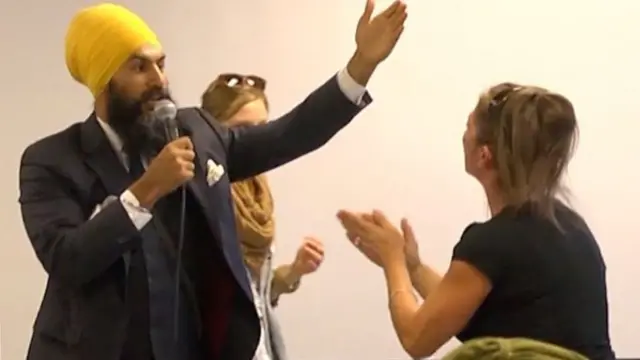 جاغميت سينغ زعيم الحزب الديمقراطي الجديد في كندا