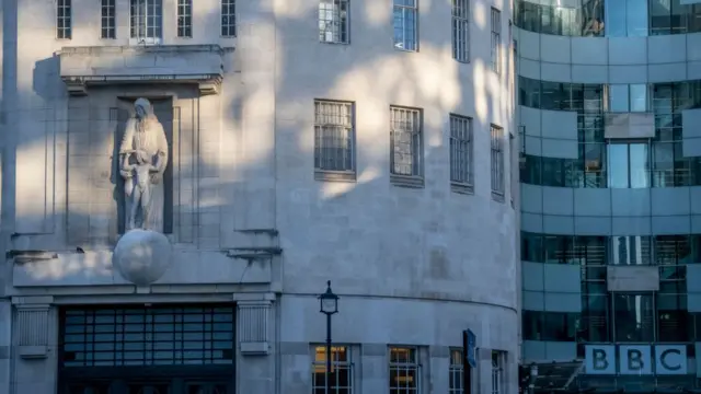 লন্ডনে বিবিসির সদর দফতর, ব্রডকাস্টিং হাউস।