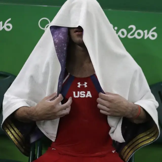 Американский гимнаст Данелл Лейва на Олимпиаде-2016 в Рио