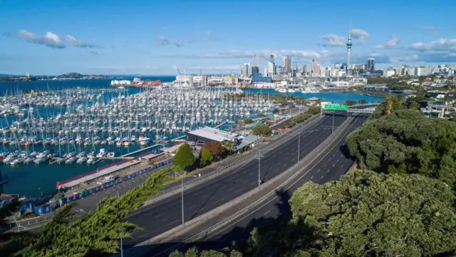 Una vista de Nueva Zelanada