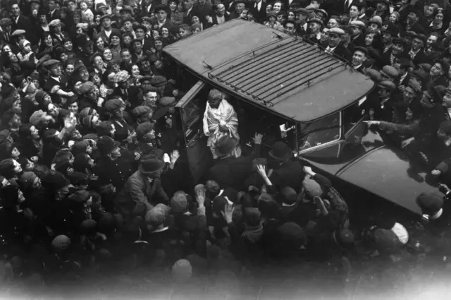 1931లో లండన్‌లో మహాత్మా గాంధీ