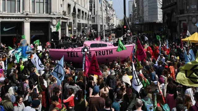 Extinction Rebellion Londres.