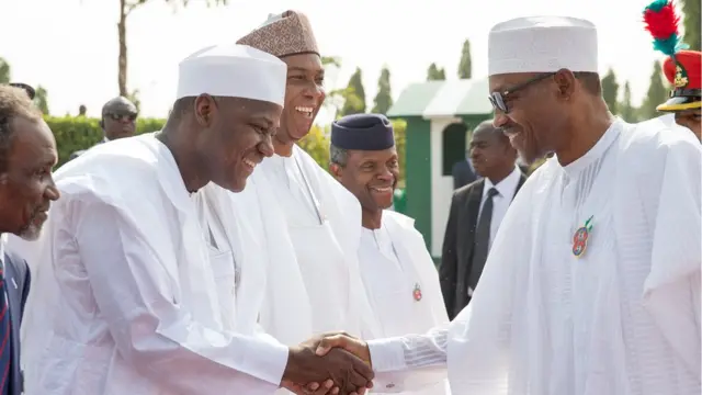 Buhari, Dogara da Saraki