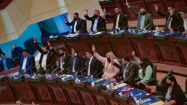 Votación en el Parlamento