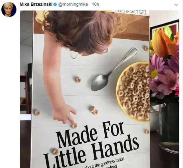 मीका ब्रेज़िन्हस्की का ट्वीट