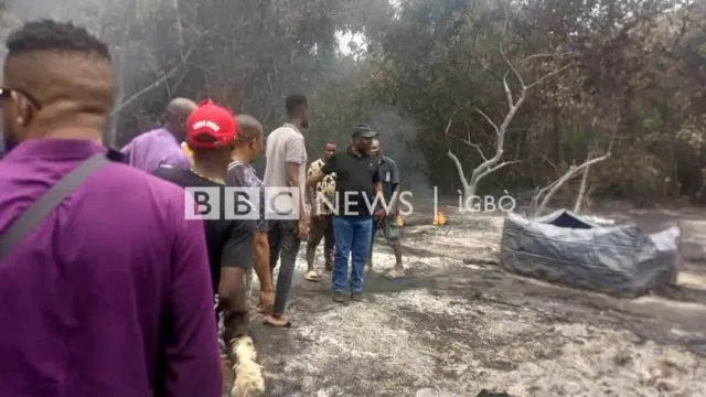 Ebe ọkụ gbara n'Egbema