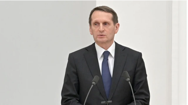 Russian Foreign Intelligence chief Sergei Naryshkin