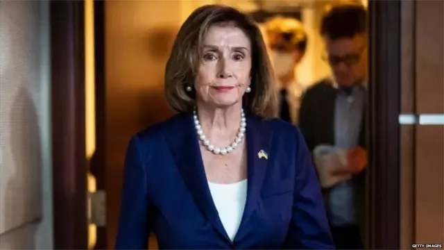 अमेरिकी संसद के सदन हाउस ऑफ रिप्रेजेंटेटिव्स की स्पीकर नैंसी पेलोसी