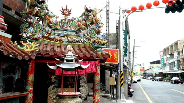 台灣廟宇。
