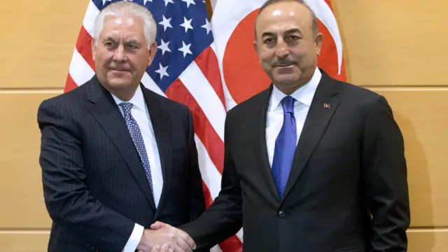 Rex Tillerson və Mevlüt Çavuşoğlu