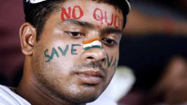 અનામત વિરોધીની તસવીર