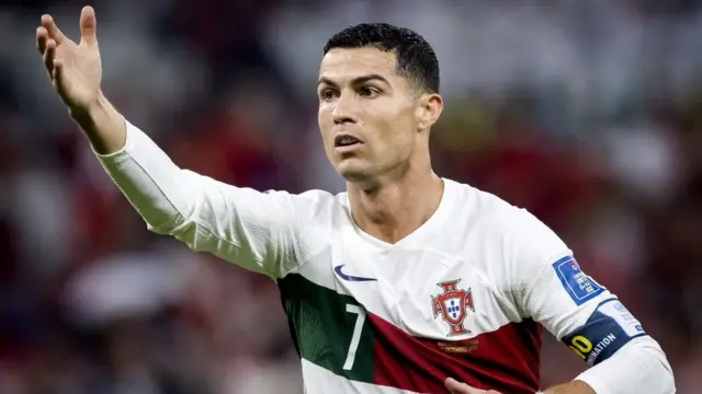 Cristiano Ronaldo durante uma partida