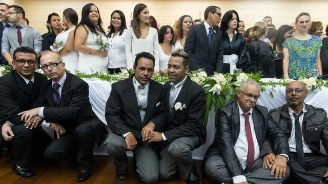 Grande casamento gay no RiocasinohubJaneiro,casinohub2013