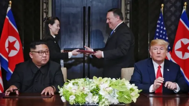 金正恩与特朗普