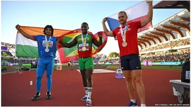 नीरज चोपड़ा और एंडर्सन पीटर्स