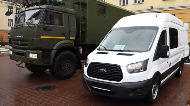 Камаз и Ford Transit