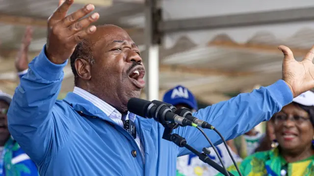 Ali Bongo Ondimba, président gabonais sortant et candidat à sa succession lors de l'élection présidentielle du 26 août 2023