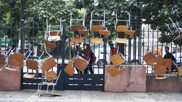 Toma de la facultad de Derecho de la Universidad de Chile
