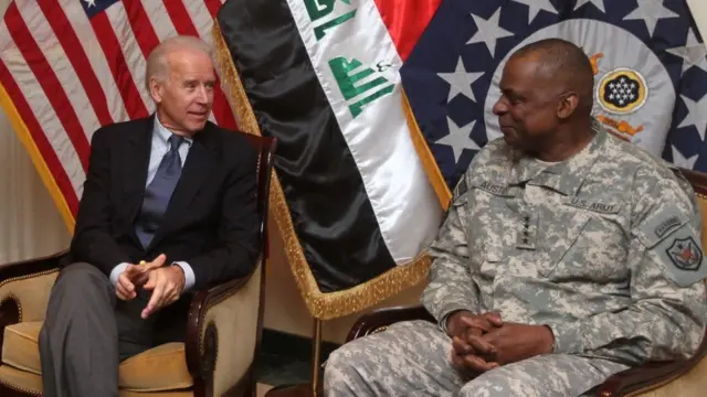 Joe Biden and General Lloyd Austin