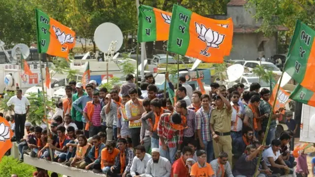 ભાજપના કાર્યકર્તાઓની તસવીર