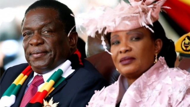 Perezida Mnangagwa n'umukenyezi wiwe